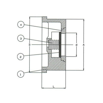 Stainless Steel Wafer Disc Check Valve - Image 1