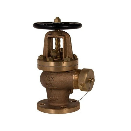 Class 150/300 Hose Angle Valve, NST Threaded - Image 1