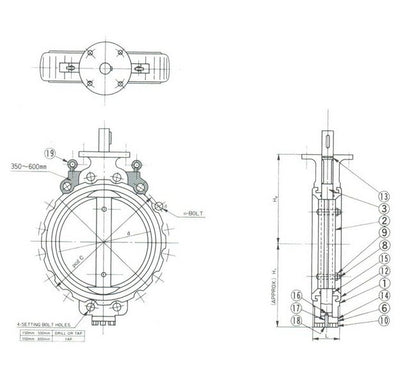 700S Semi Lugged Wafer Butterfly Valves - Series 700S - Image 2