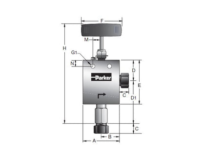 Parker MAN Series 2-Way Replaceable Seat Valves with MPI™ Connection - Image 2