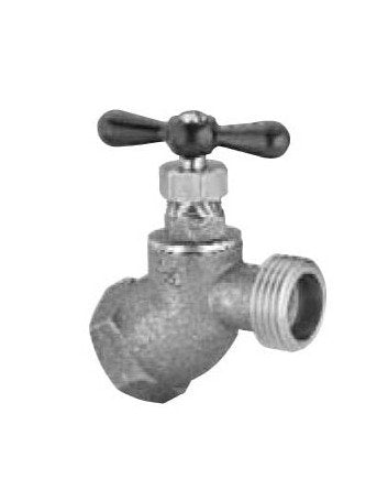 Brass Angle Sillcock with No Kink Valve 125 PSI - Image 1