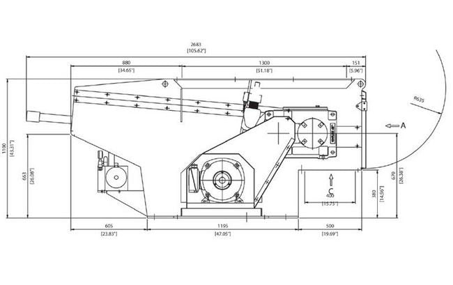 Vecoplan VAZ 1100 XL XR Single Shaft Shredder - Image 2