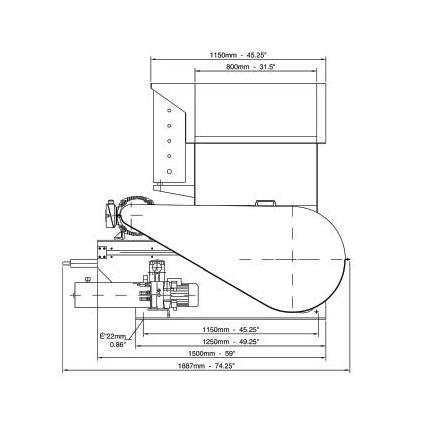 Vecoplan VAZ 700 Z Series Single Shaft Shredder - Image 2