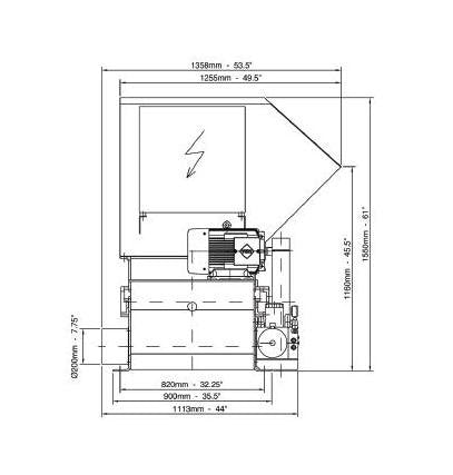 Vecoplan VAZ 700 Z Series Single Shaft Shredder - Image 3