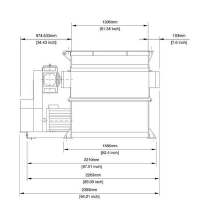 Vecoplan® VAZ 1300 M MW Medical Waste Single Shaft Shredder - Image 3
