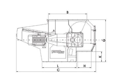 Vecoplan VAZ 2000 M F FF Single Shaft Shredder - Image 2