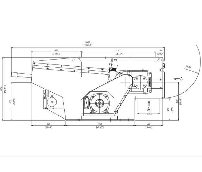 Vecoplan VAZ 1100 XL Single Shaft Shredder - Image 2