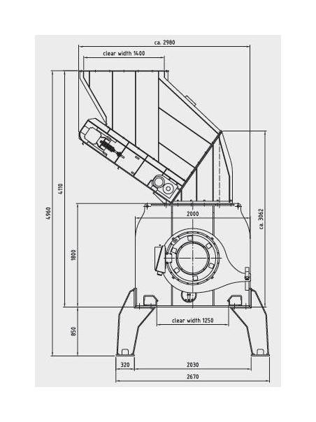 Vecoplan® V-EBS 2500 Single Shaft Shredder - Image 2