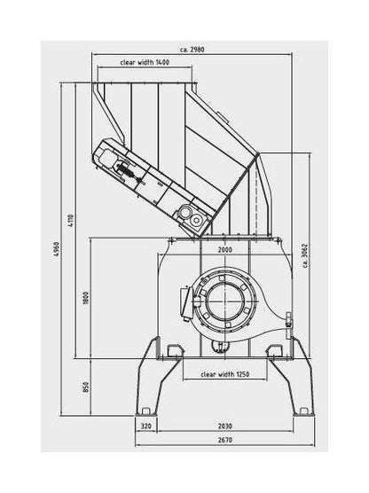 Vecoplan® V-EBS 2500 Single Shaft Shredder - Image 2