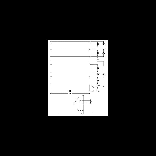 D-4021 Aluminum Blank Panels - Image 2