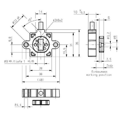 Vert-X 31E Series Touchless Magnetic Rotary Position Sensor - Image 2
