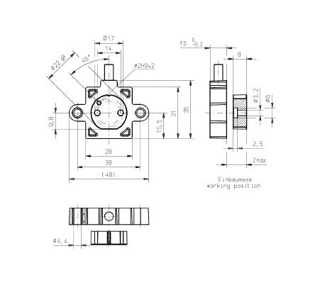 Vert-X 31E Series Touchless Magnetic Rotary Position Sensor - Image 2