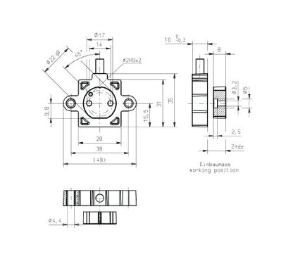 Vert-X 31E Series Touchless Magnetic Rotary Position Sensor - Image 2
