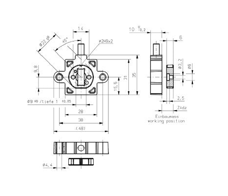 Touchless Magnetic Rotary Position Sensor - Vert-X 31E Series - Image 2
