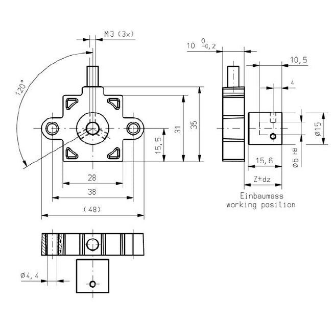 IP68 Touchless Magnetic Rotary Position Sensor - Vert-X 31E Series - Image 2