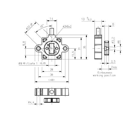 Vert-X 31E Series Touchless Magnetic Rotary Position Sensor - Image 2