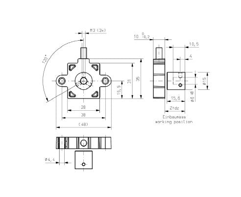 Touchless Magnetic Rotary Position Sensor - Vert-X 31E Series - Image 2