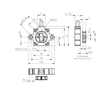 Vert-X 31E Series Touchless Magnetic Rotary Position Sensor - Image 2