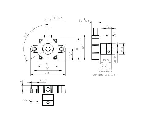 Vert-X 31E Series Touchless Magnetic Rotary Position Sensor - Image 2
