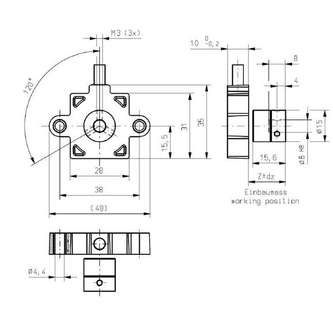 Touchless Magnetic Rotary Position Sensor - Vert-X 31E Series - Image 2