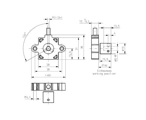 Vert-X 31E Touchless Magnetic Rotary Position Sensor - Image 2
