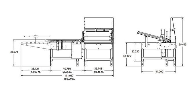 Adjustable Width Vertical Case Transport Conveyor - Image 2