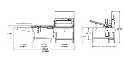 Adjustable Width Vertical Case Transport Conveyor - Image 2