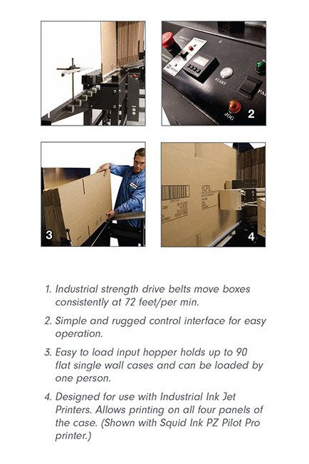 Adjustable Width Vertical Case Transport Conveyor - Image 3