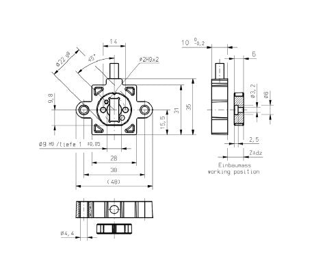 Vert-X 31E Series Touchless Magnetic Rotary Position Sensor - Image 2