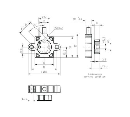 Vert-X 31E Touchless Magnetic Rotary Position Sensor - Image 2