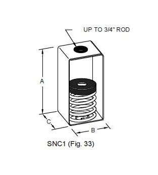 Spring/Box Isolation Hanger - Image 1