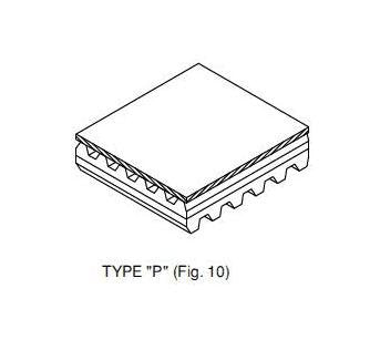 1/4 Inch (in) Thickness Corr Neoprene/Plate Isolation Pad - Image 1