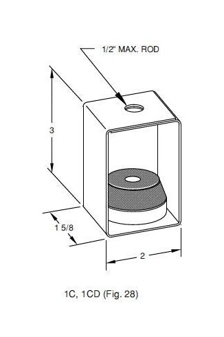 Neoprene/Box Isolation Hanger - Image 1