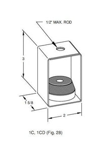 Neoprene/Box Isolation Hanger