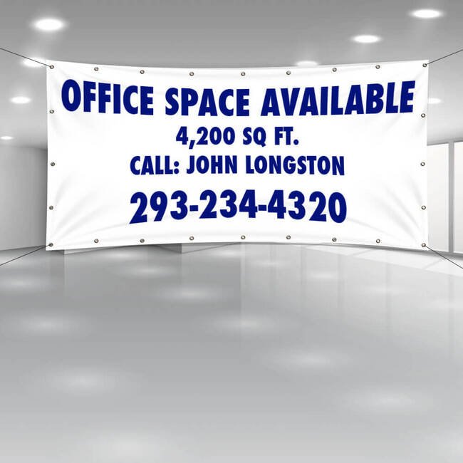 Commercial-Grade 8ft x 4ft Vinyl Banner with UV-Cured Inks - Image 1