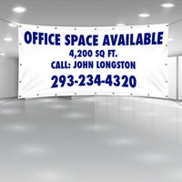 Commercial-Grade 8ft x 4ft Vinyl Banner with UV-Cured Inks