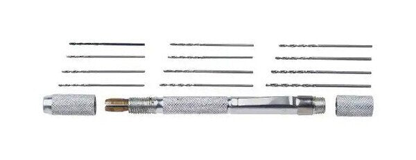 Excel Mini Pin Vise Set - Precision Hand Drill Tool - Image 1