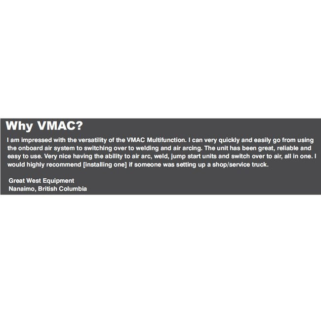 VMAC RAPTAIR-MF Diesel Drive Multifunction Air Compressor - Image 7