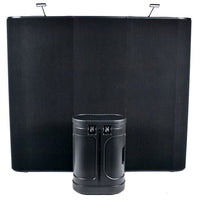 Megastore 9ft Hook and Loop Wave Pop Up Panel Display