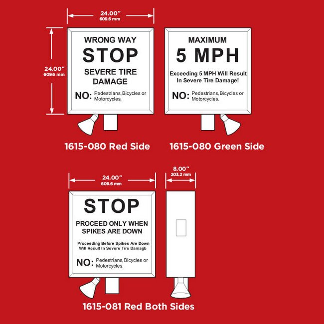 DoorKing Warning Sign for Traffic Control Systems - Image 2