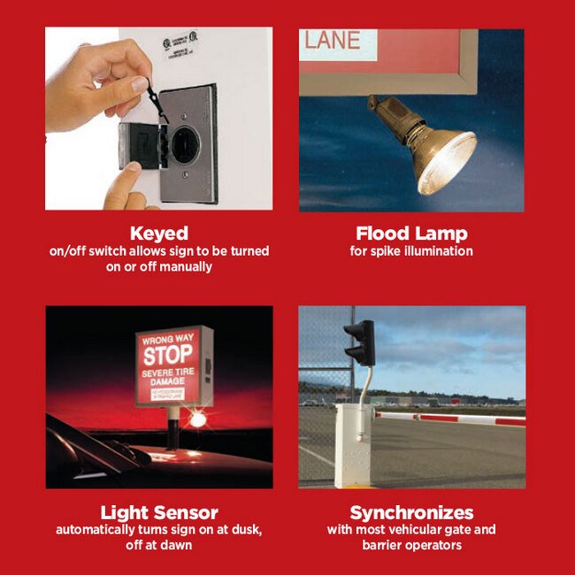 DoorKing Warning Sign for Traffic Control Systems - Image 3