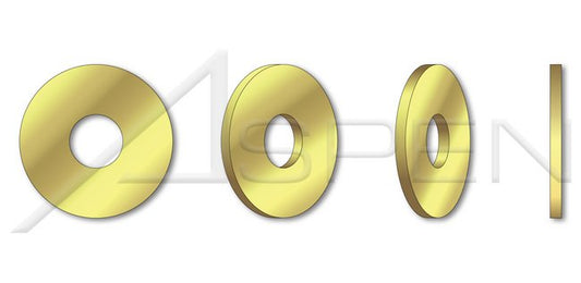 DIN 433/ISO 7092 Metric Small Outside Diameter Brass Flat Washer - Image 1