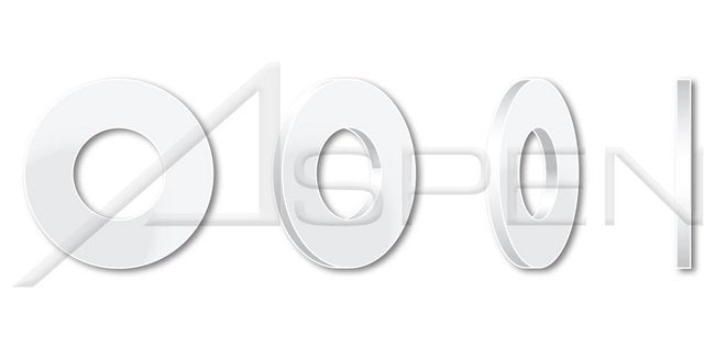 DIN 125 Type A/ISO 7089-7090 Metric Nylon 6/6 Standard Flat Washer - Image 1