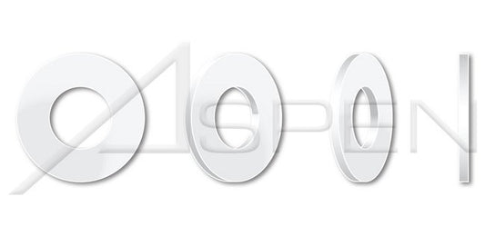 DIN 125 Type A/ISO 7089-7090 Metric Nylon 6/6 Standard Flat Washer - Image 1