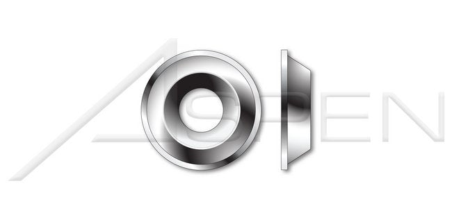 Countersunk 304 Stainless Steel (18-8) Flanged Finishing Cup Washer - Image 1