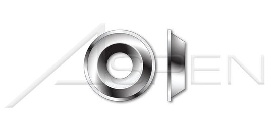 Countersunk 304 Stainless Steel (18-8) Flanged Finishing Cup Washer - Image 1