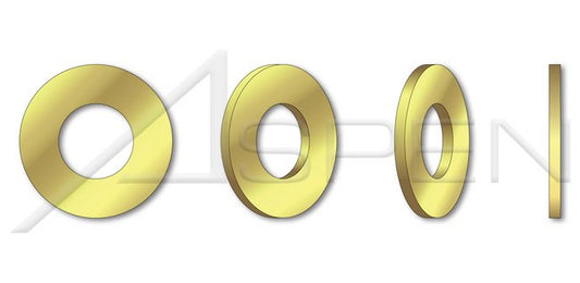 DIN 125 Type A/ISO 7089-7090 Metric Brass Standard Flat Washer - Image 1