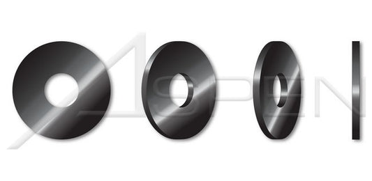 Steel Black Zinc Machine Screw Flat Washer - Image 1