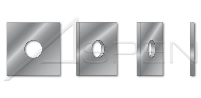 Steel Hot Dip Galvanized Square Flat Washer - Image 1