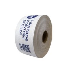 High-Performance Water-Activated Printed Tape, Red Alert, 3.18in x 450ft - Image 1